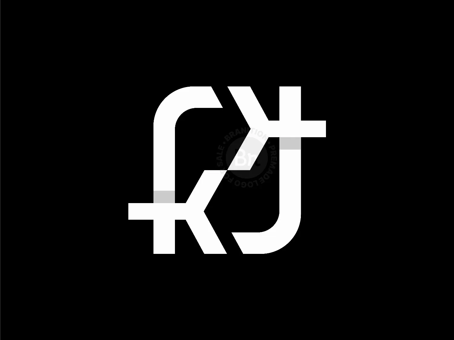 KK Or KJ Left And Right Arrow Monogram