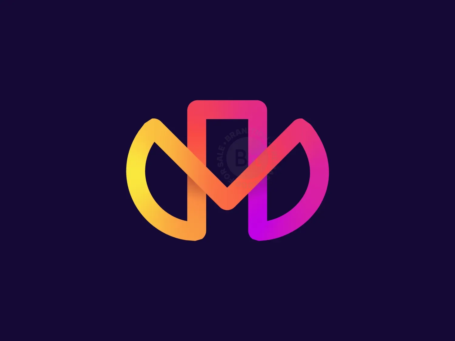 Abstract Letter M Logo/ M Logo / M Modern Logo /M Lettermark