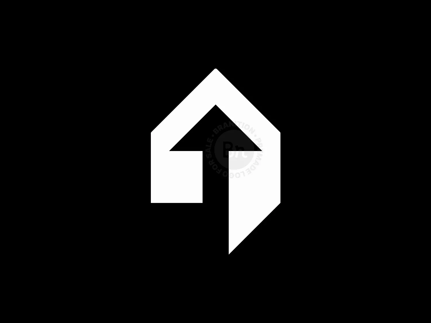 Arrow, Upward, House, Realestate Logo