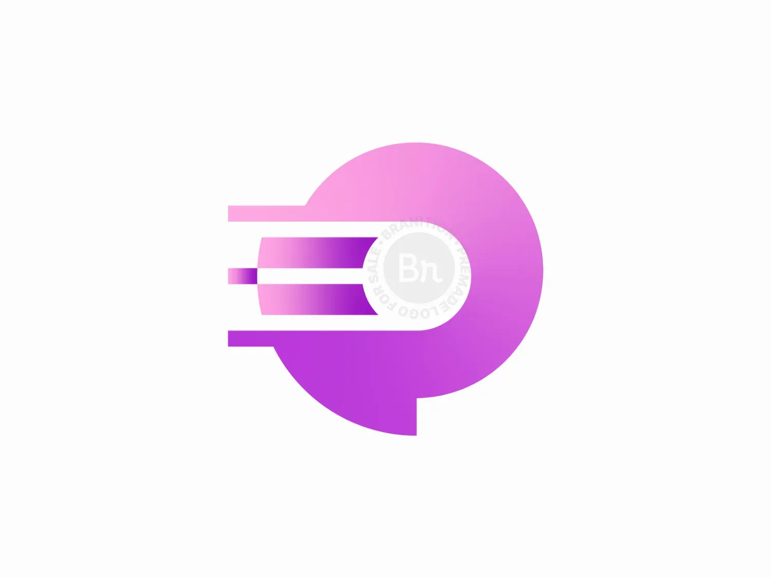 Abstract Letter P Logo Design/ Letter P Hub Logo
