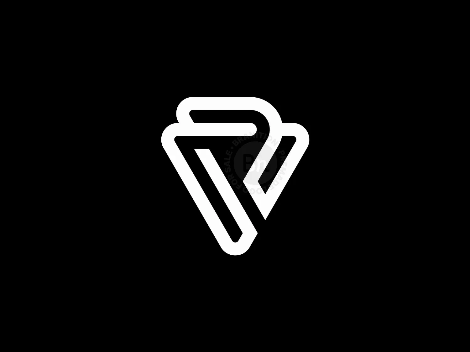 P Letter Architecture Logo