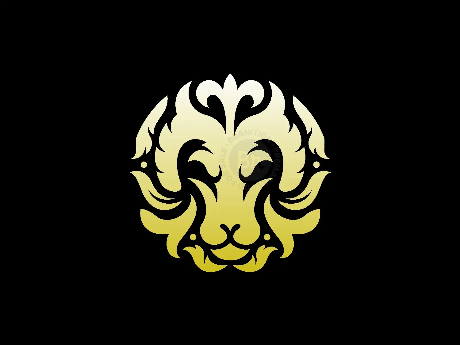 Goat Ornament Luxury Logo