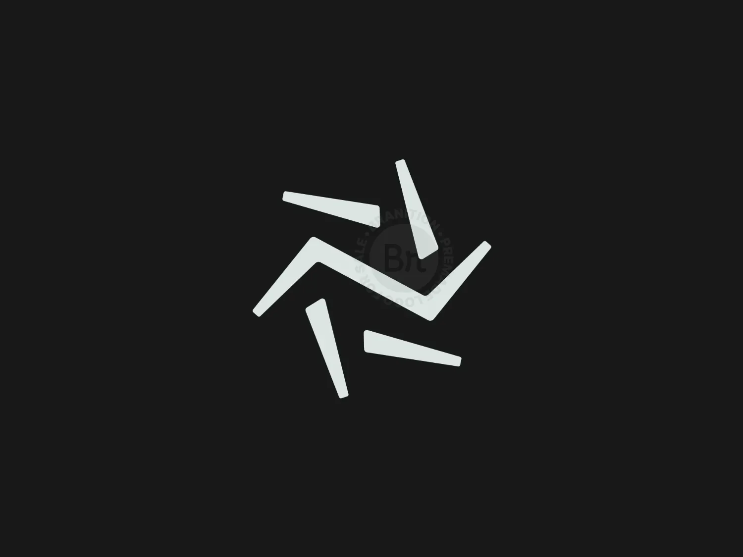 Letter N Hexagon Logo