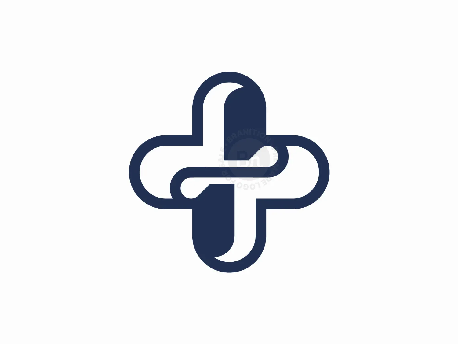Minimalist Medical Infinity Mark Logo
