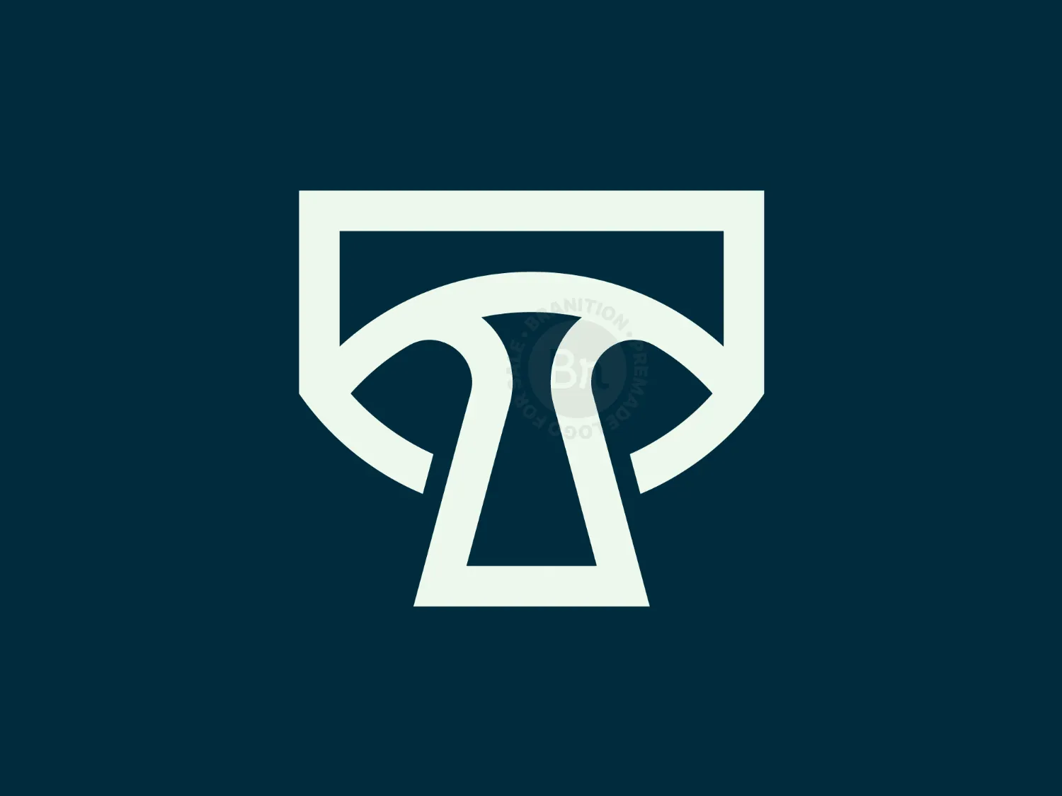 Eye Vision T Letter Logo