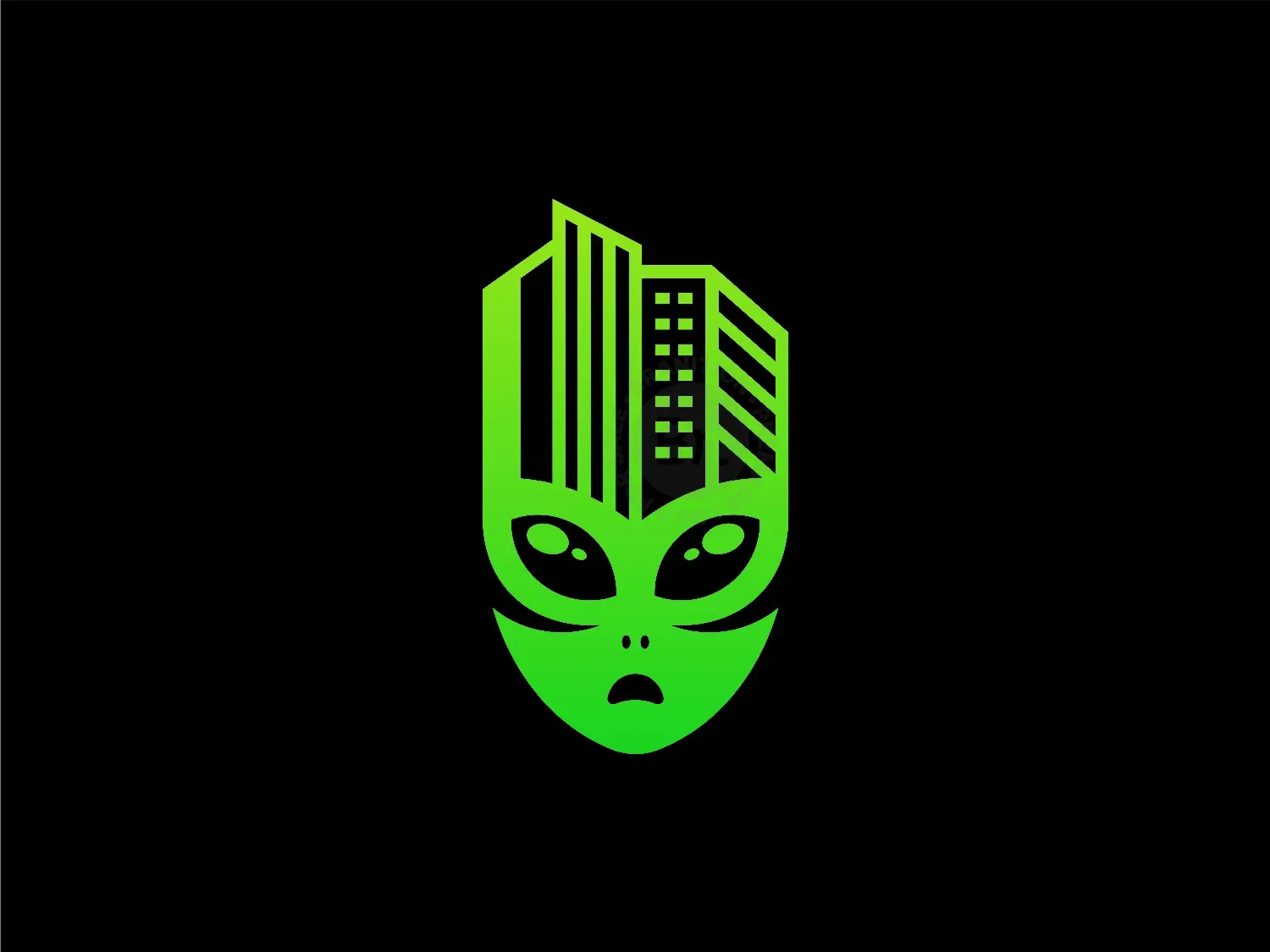 Alien Building Logo
