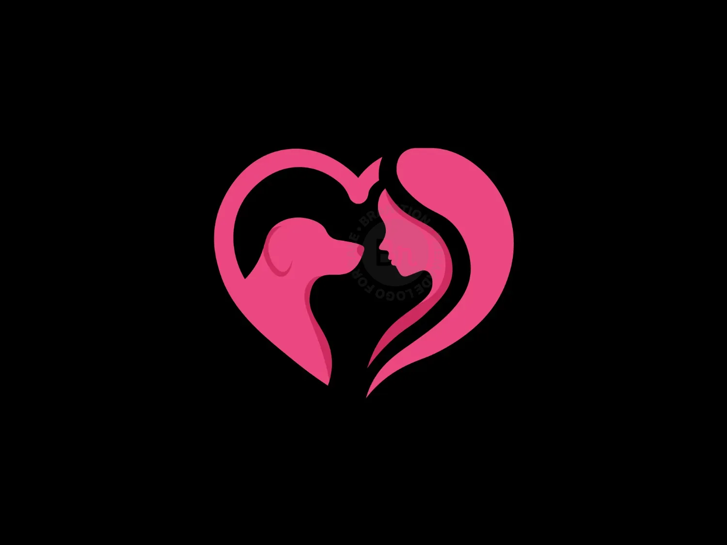 Pink Dog And Female Bond Logo