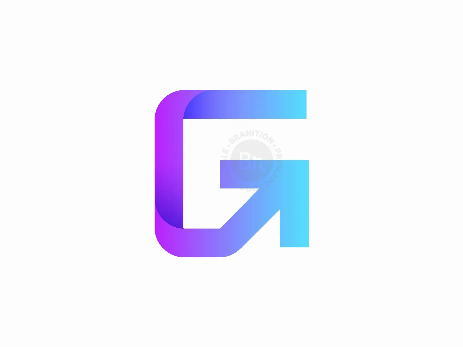 Modern G Letter Logo With Arrow - Growth Logo