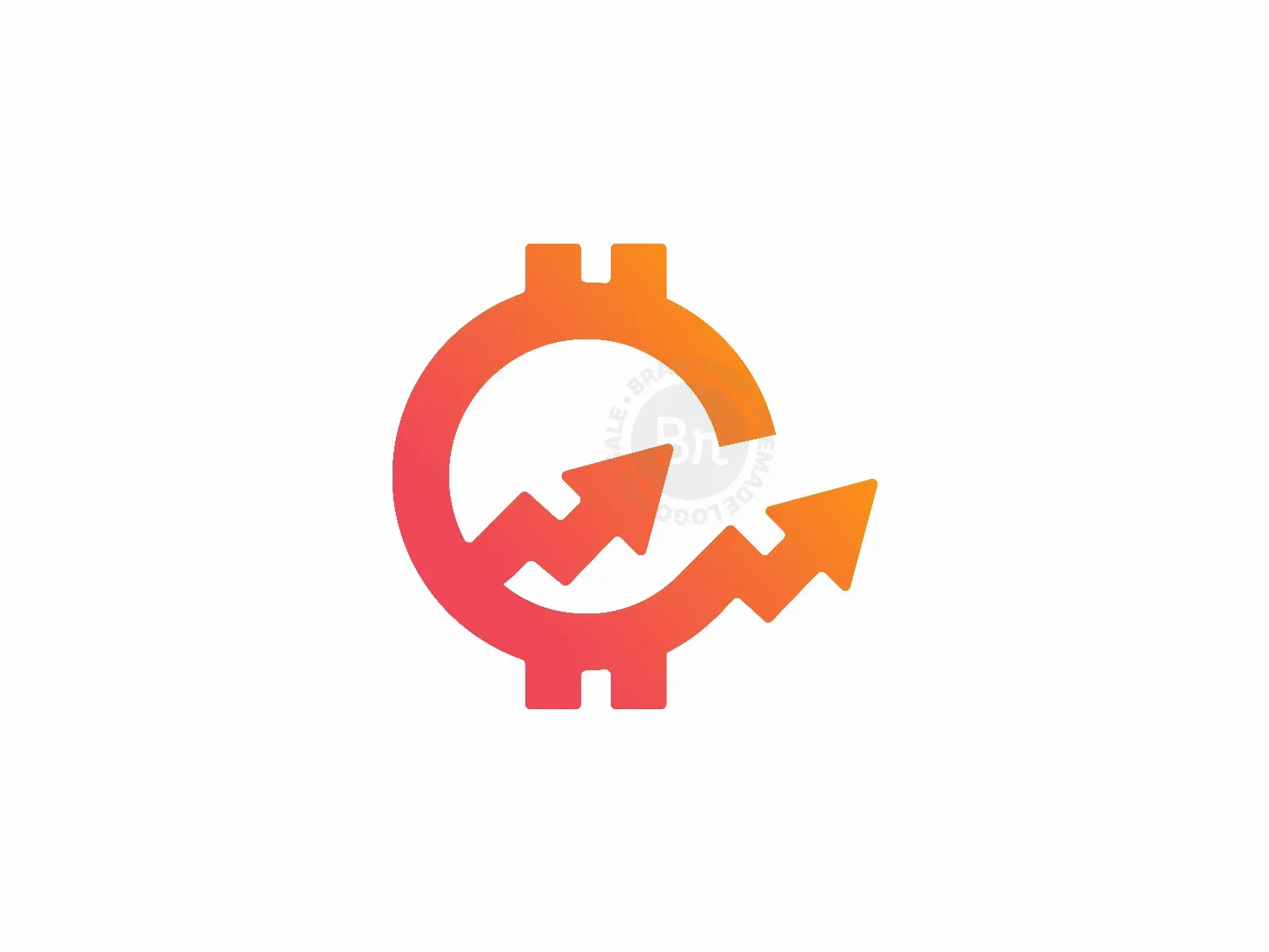 Cryptocurrency Logo - Growth Logo