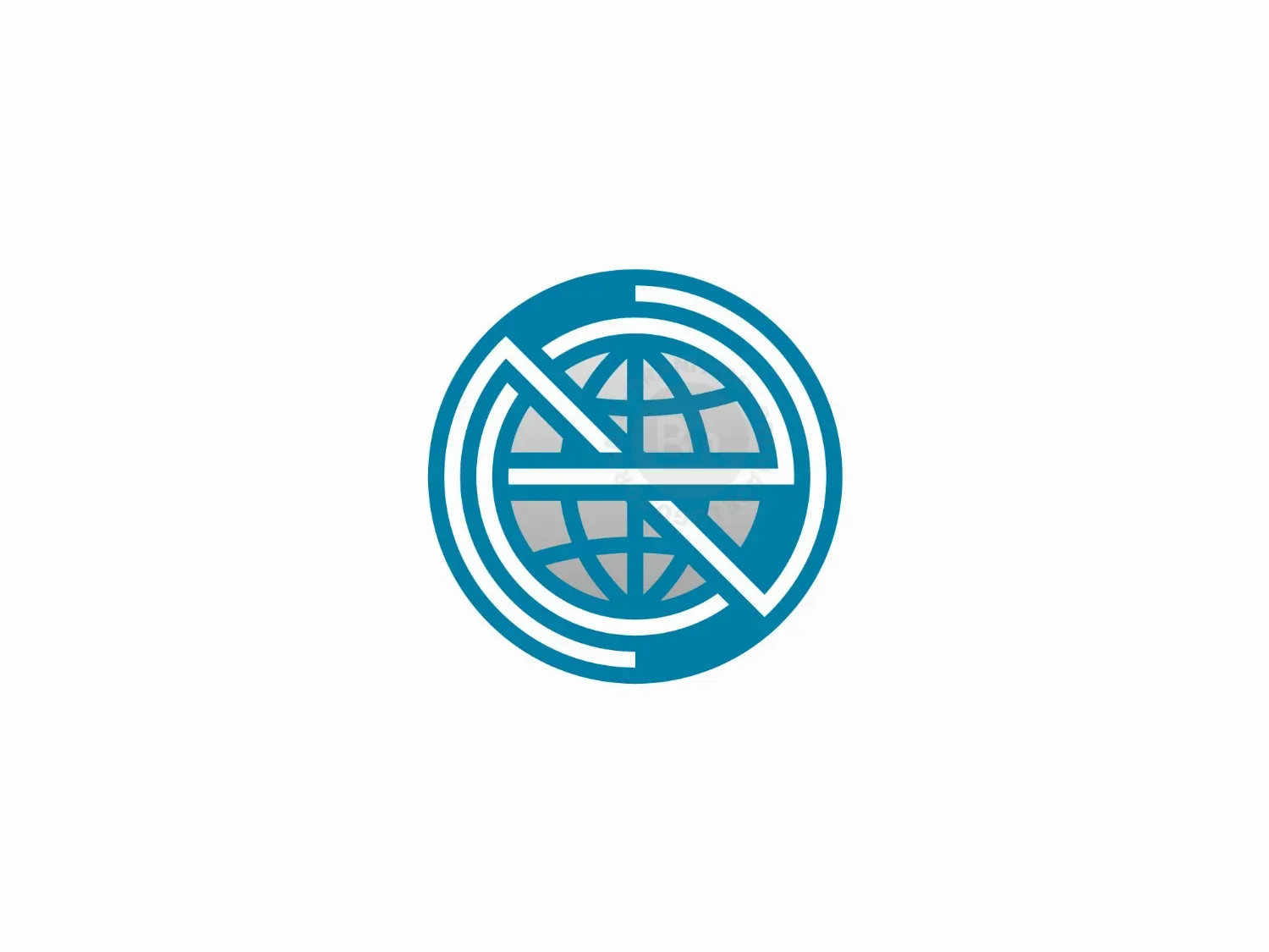 EN Or NE Earth Monogram Logo For Sale