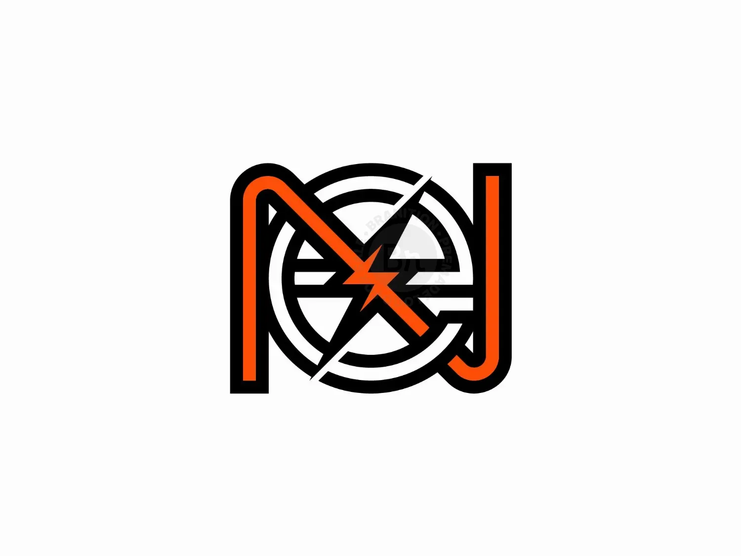 EN Or NE Energy Monogram Logo For Sale
