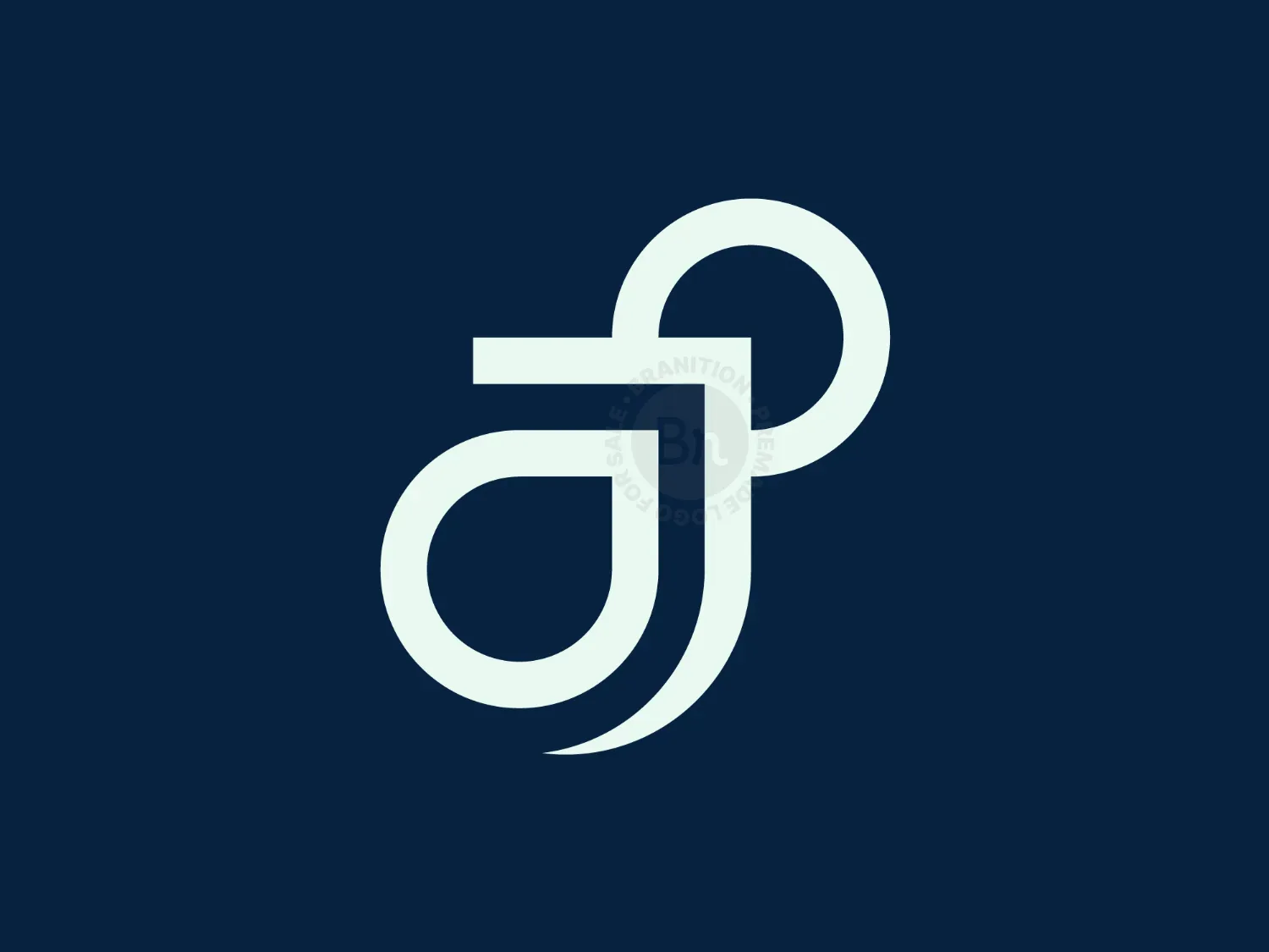 Luxury Infinity Letter J Initial Logo