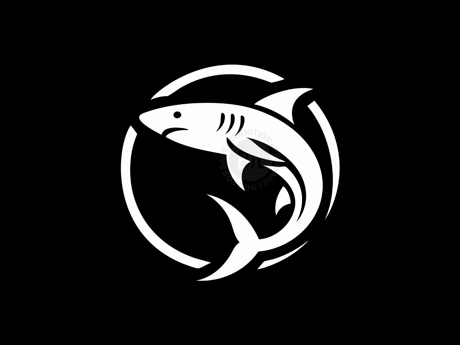 Elegant And Modern Shark Logo
