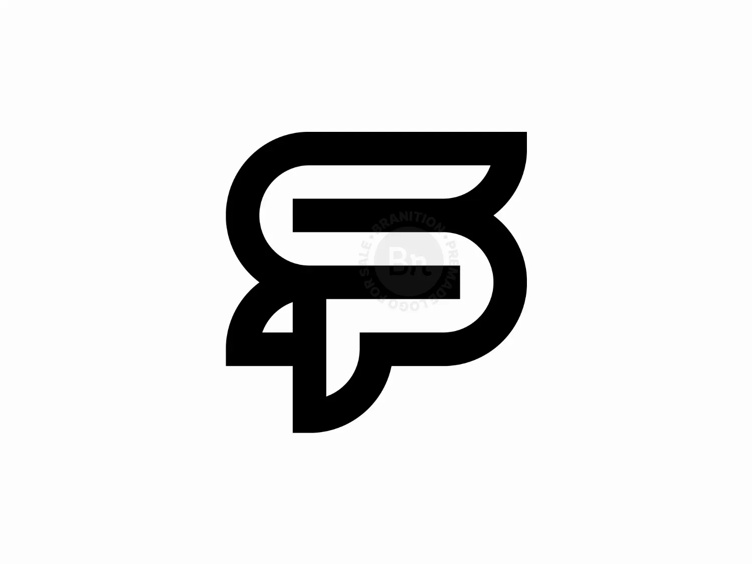 Modern SP PS Letter Logo