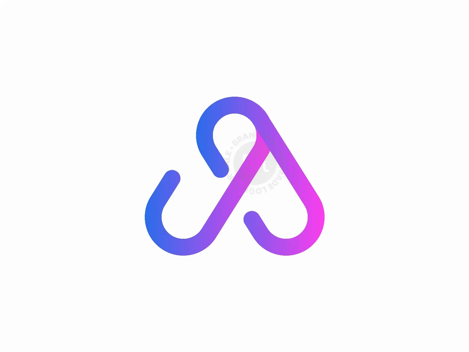 Abstract Modern Letter A Logo Design
