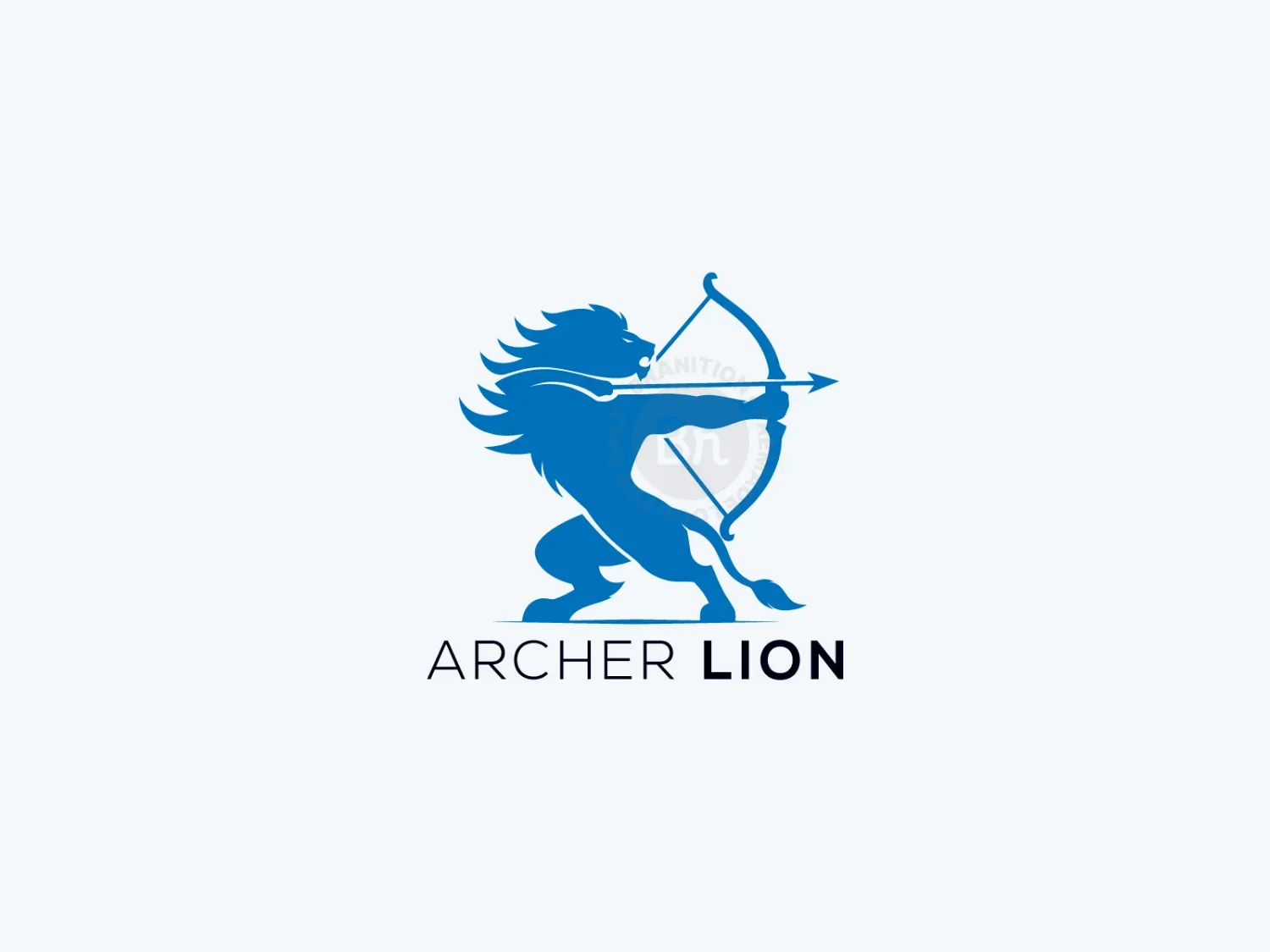 Lion Archer Vector Logo For Sale!