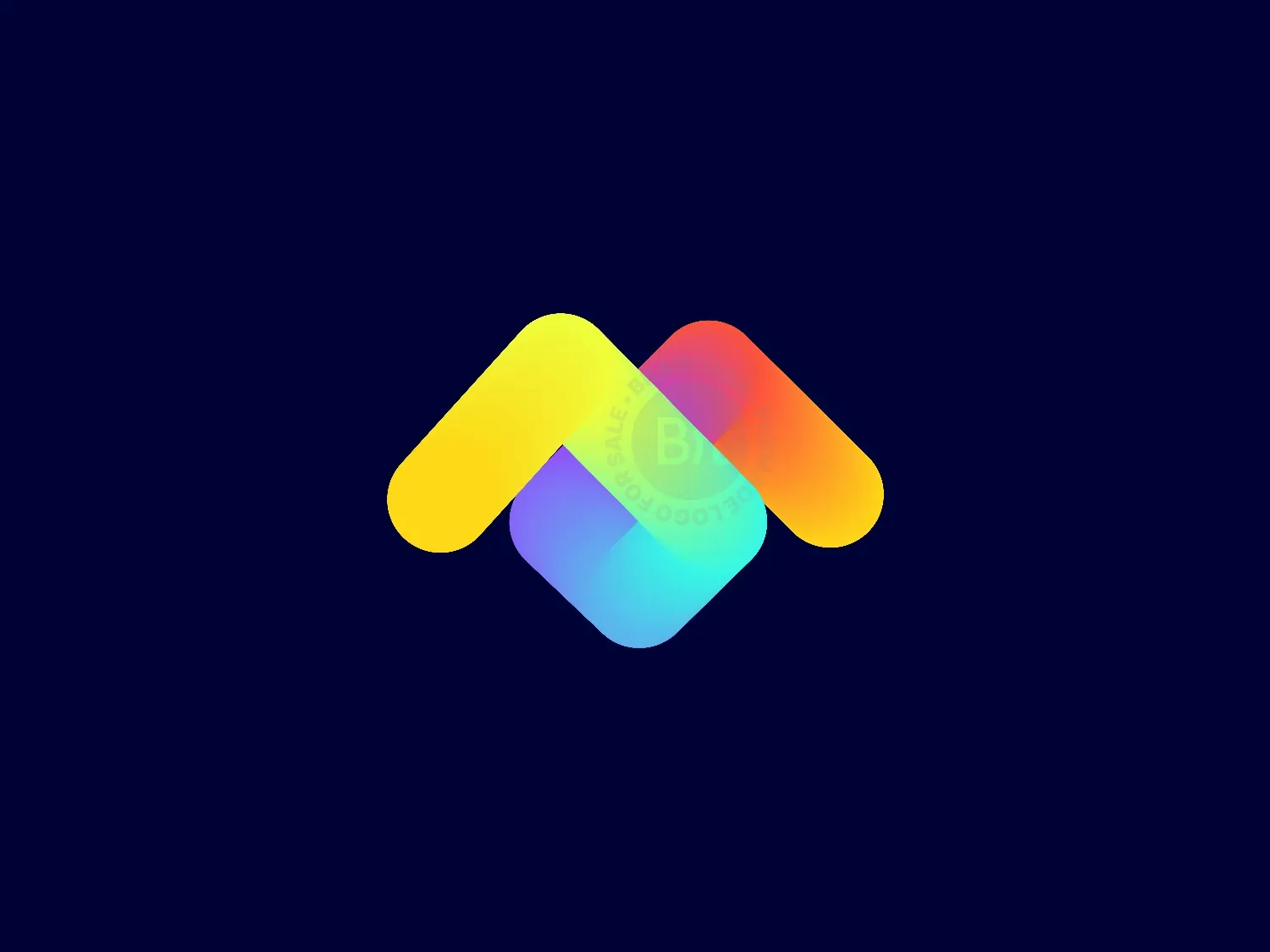 Unused Abstract Modern Letter M Logo Design