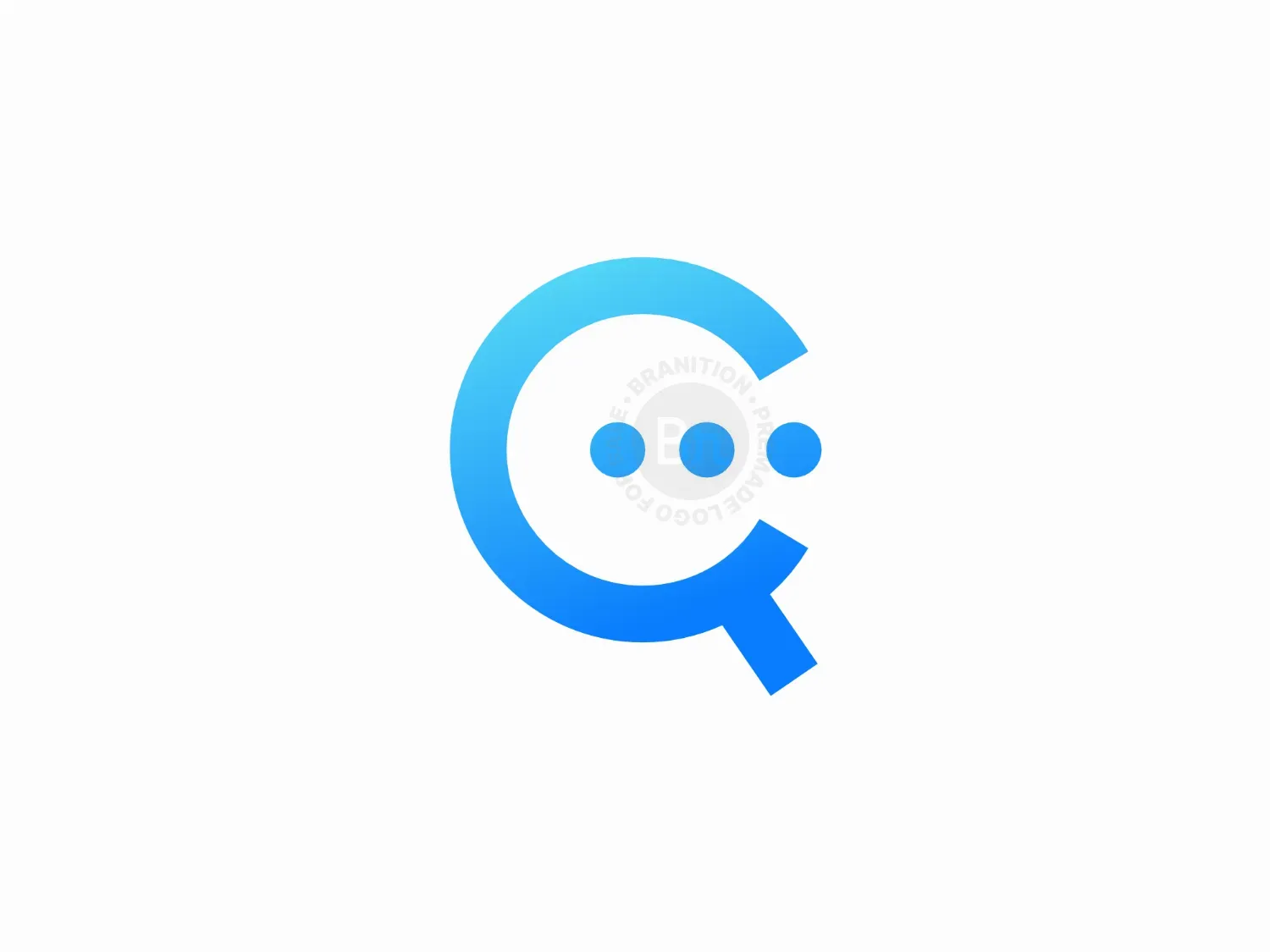 TalkScope Gradient Chat Search Logo