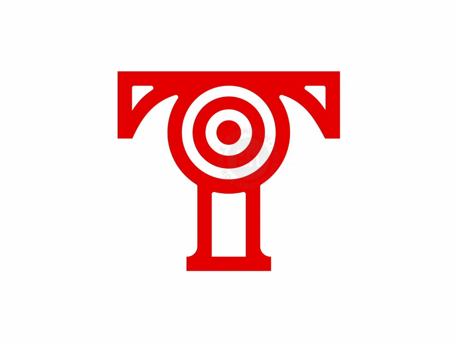 Target Letter T Logo