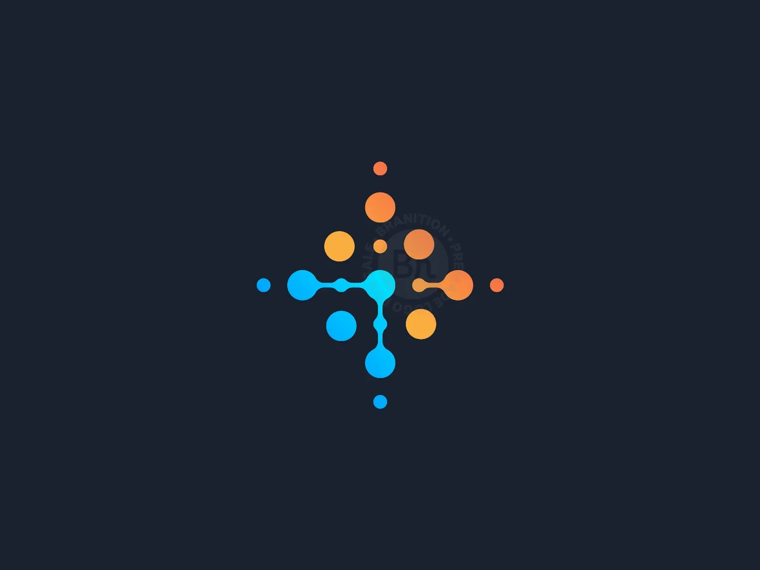 Spark Dots T Logo