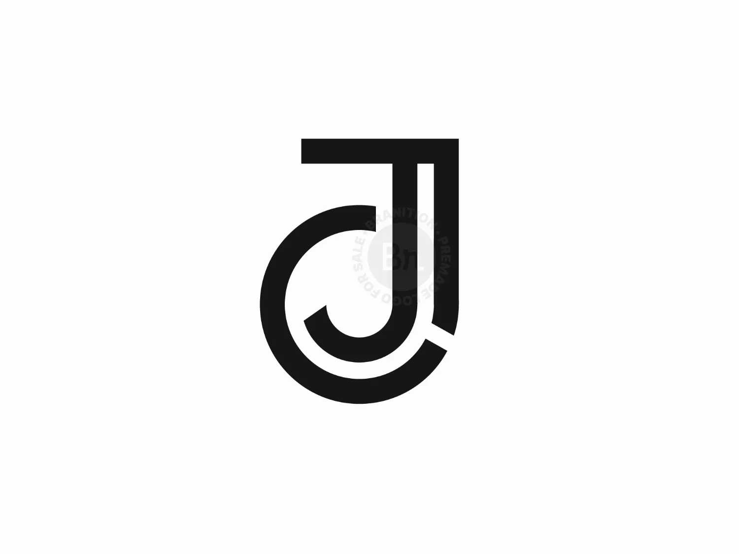 Letter CJ Or JC Logo