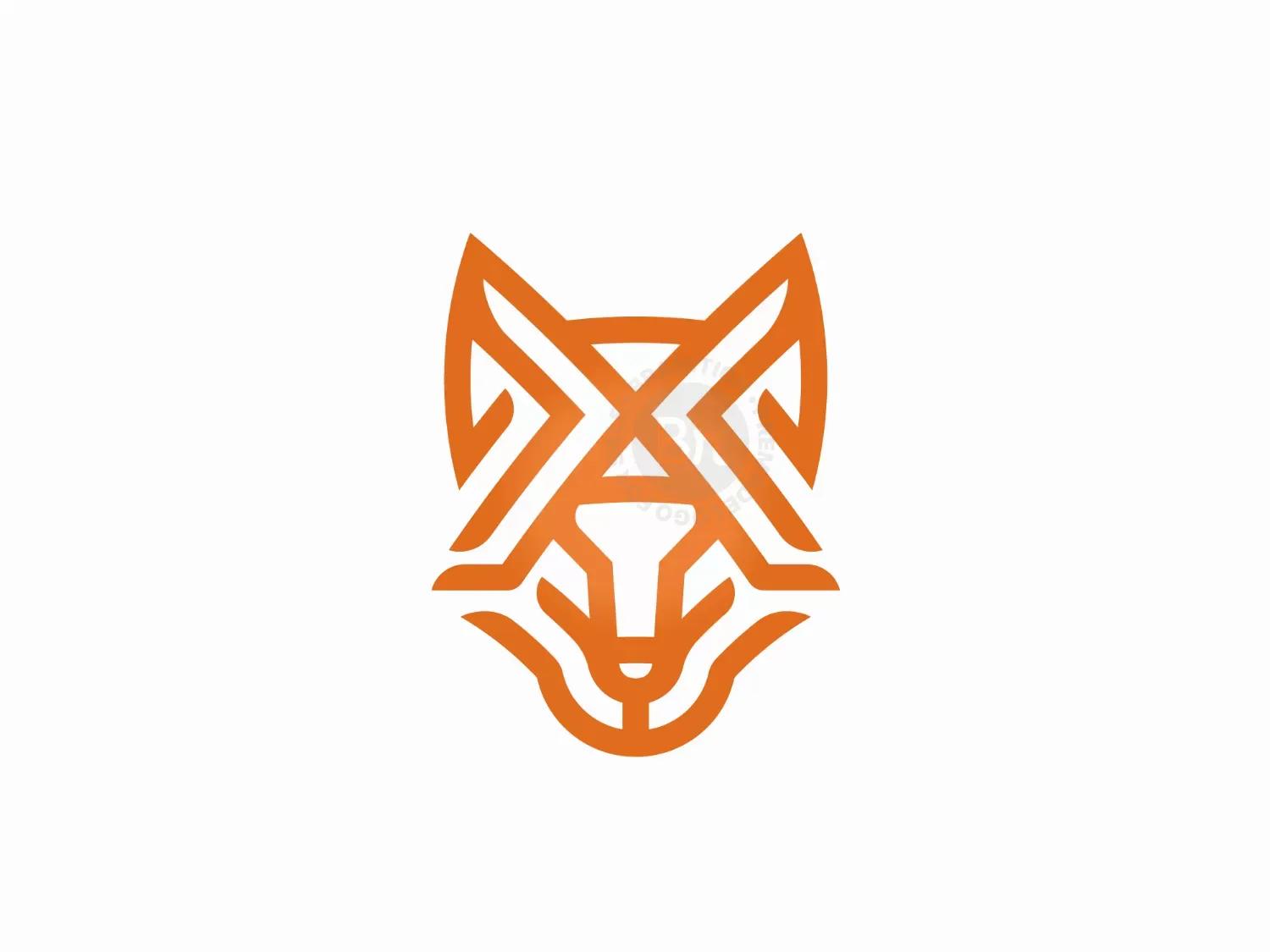 A Fox Head Logo