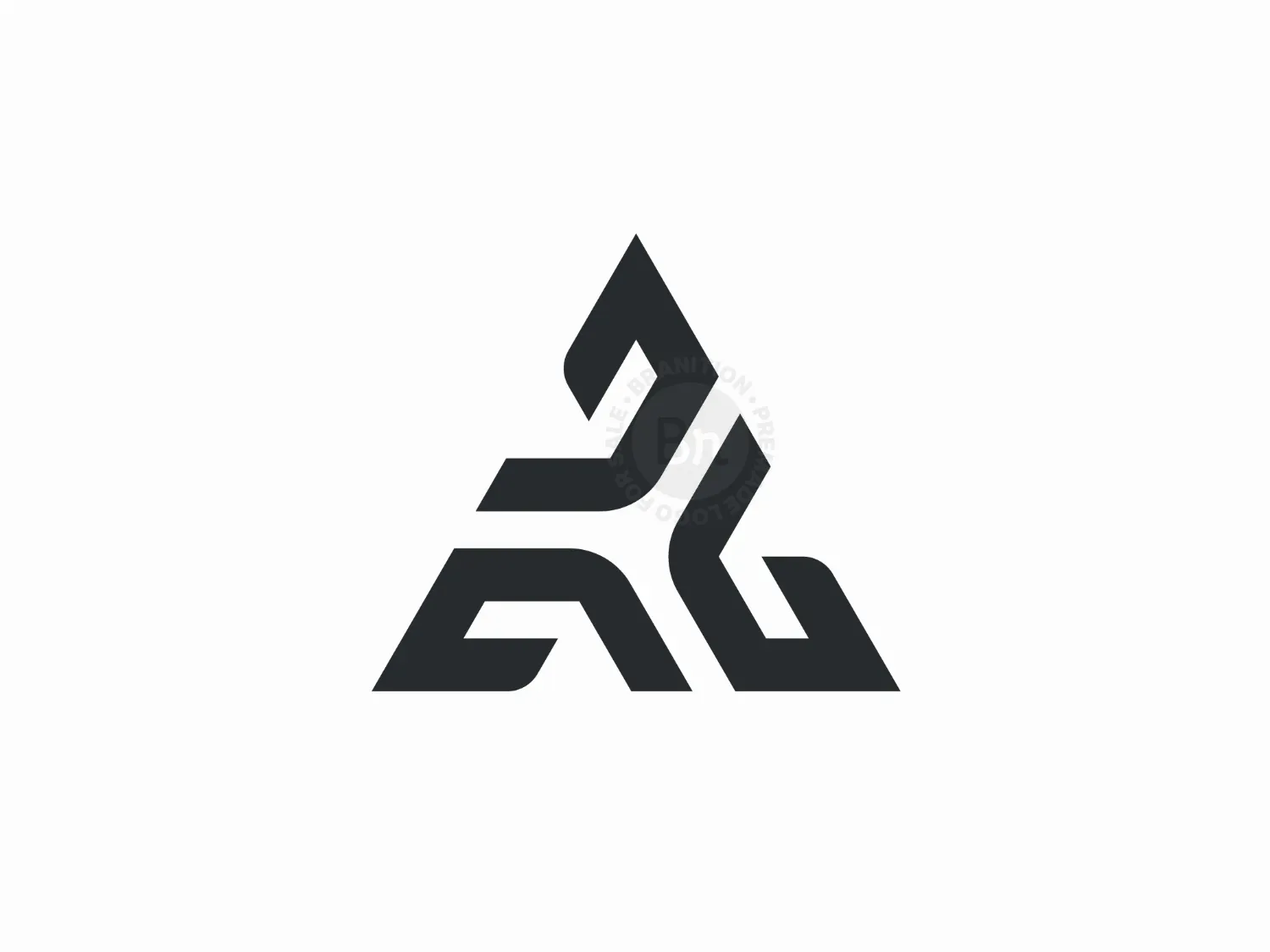 Abstract Triangle Logo Mark