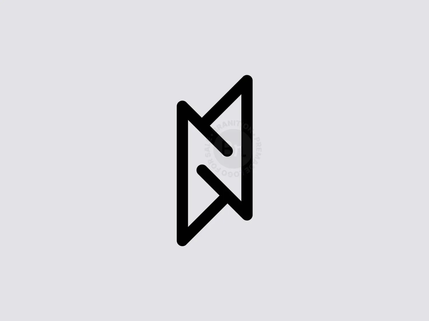 N Connection Letter Initial Logo