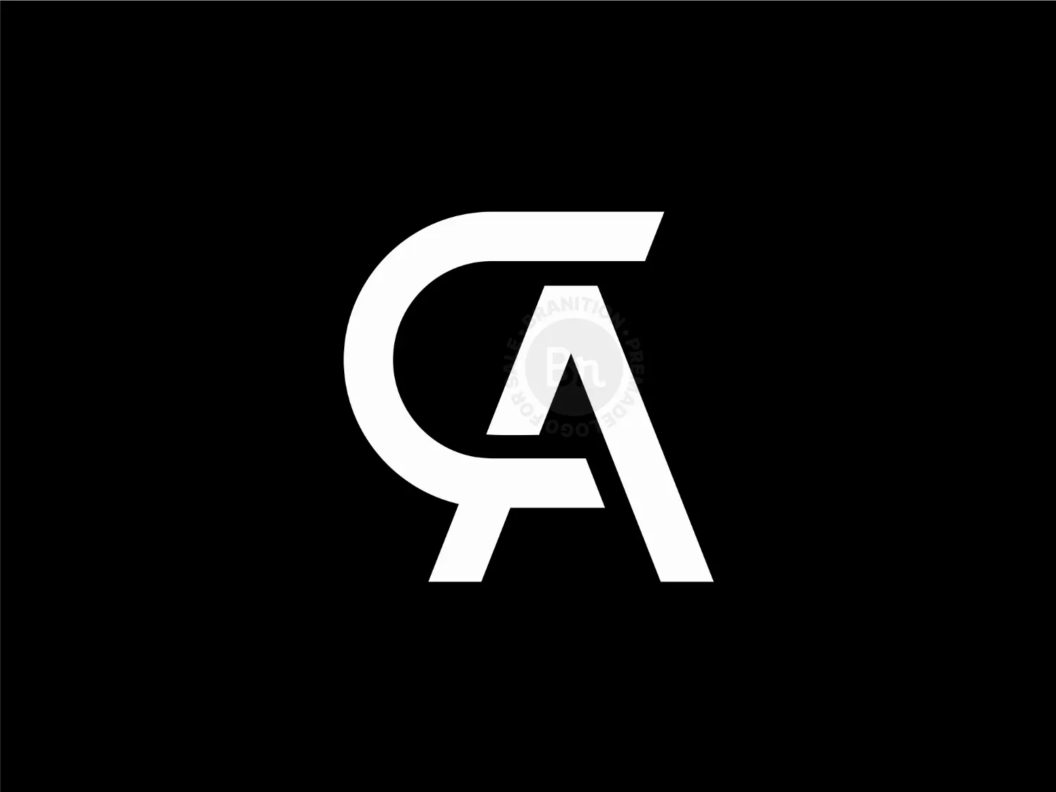 Modern CA Letter Mark Logo