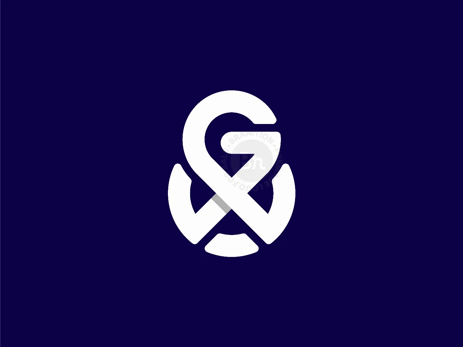 Letter WG GW Logo