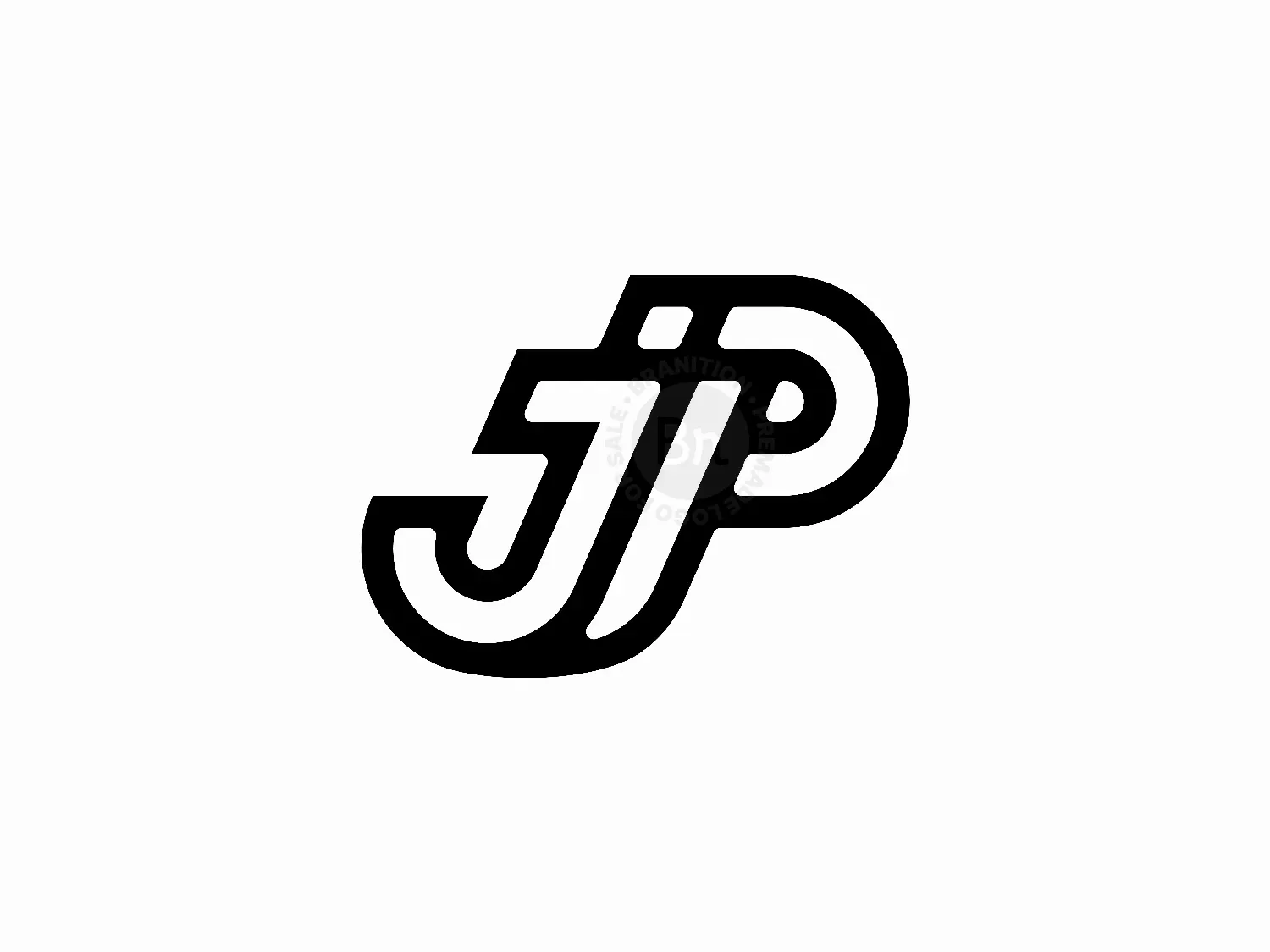 Letter JP PJ Logo