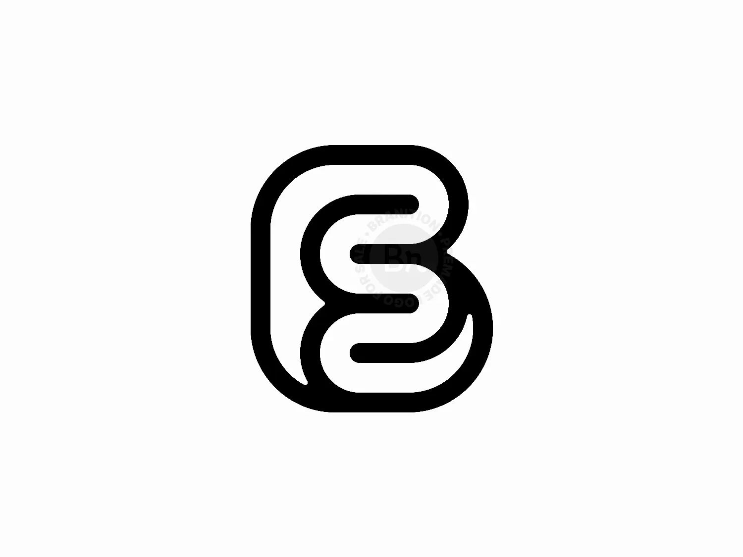 Letter BS SB Logo