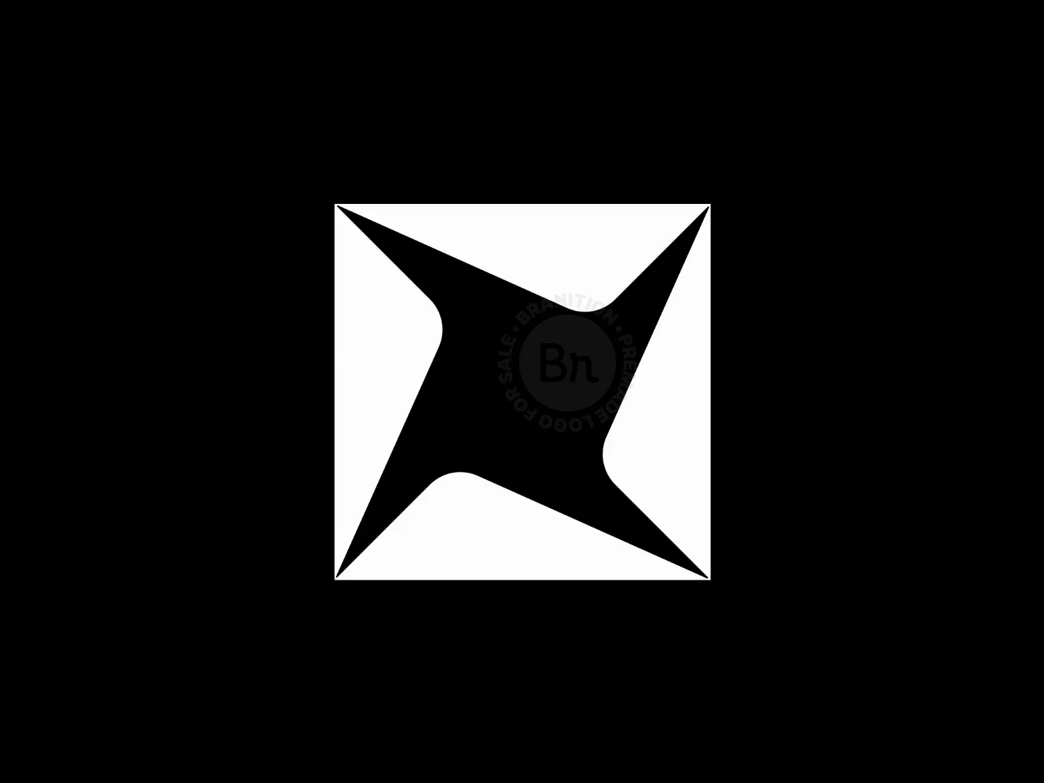 Abstrack Square Four Point Star