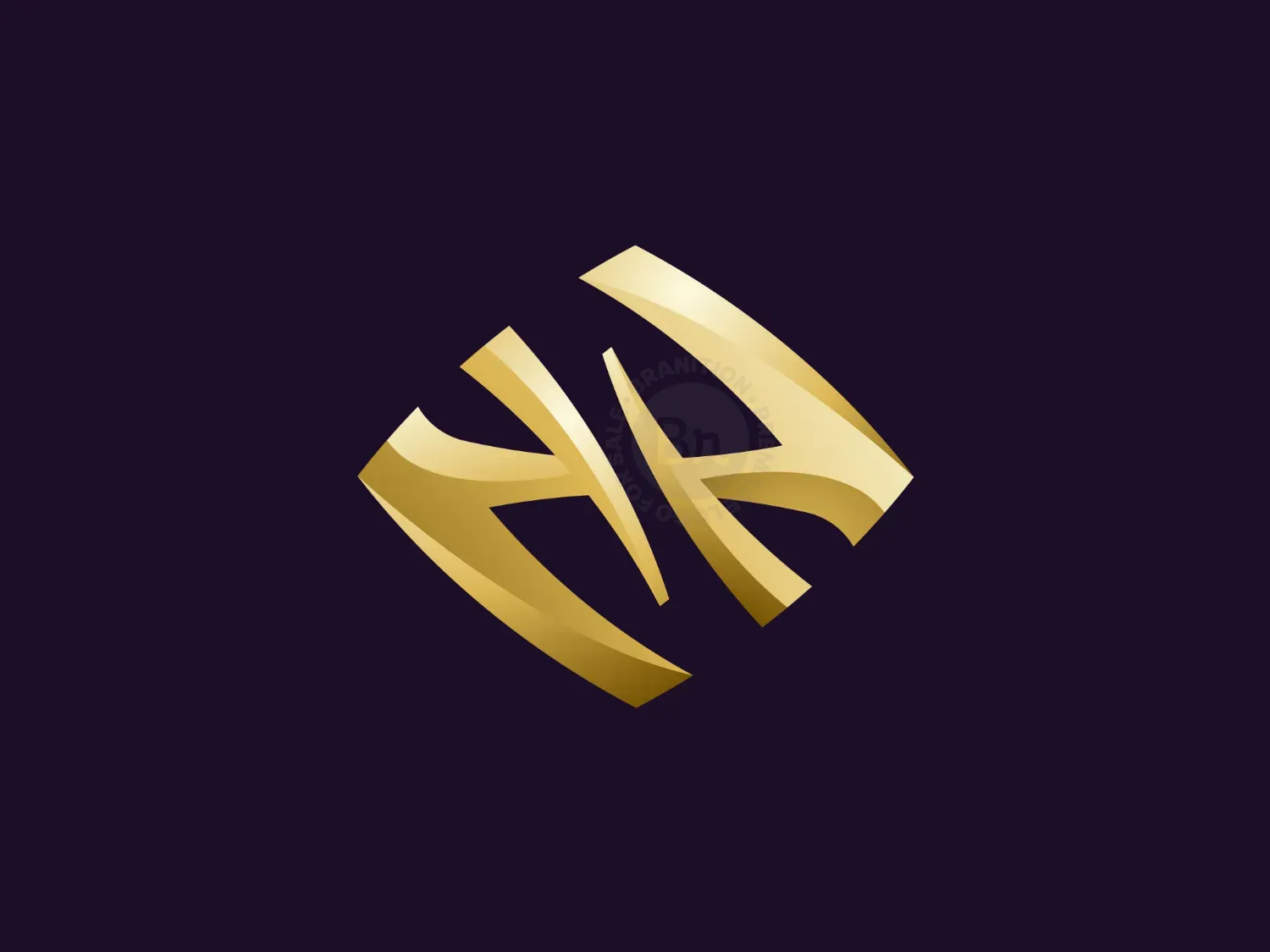 NS Or HH Monogram