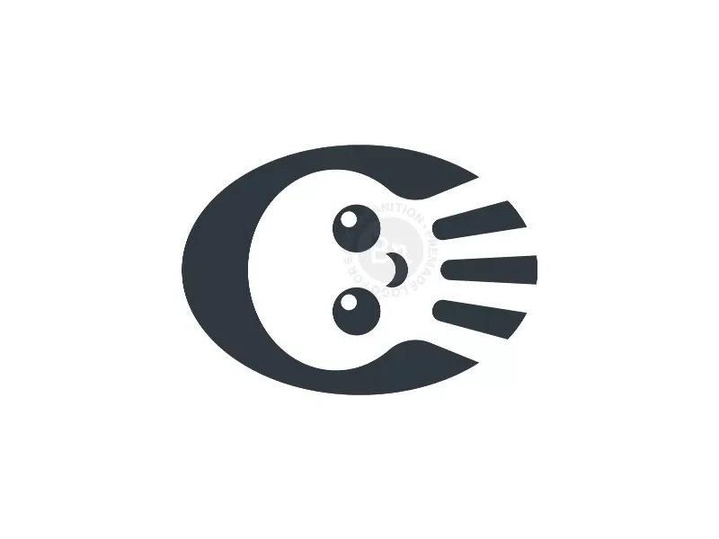 C Octopus Or C Alien Logo
