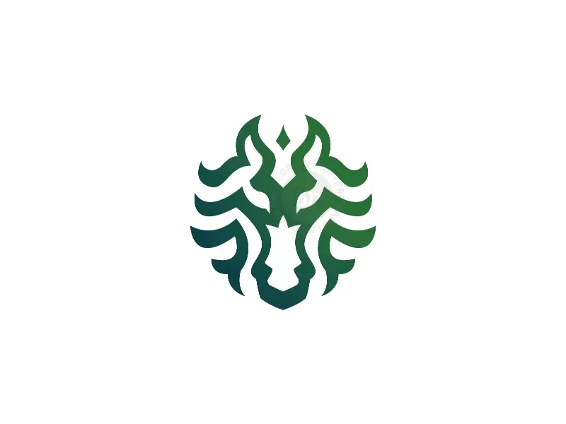 Curly Horse Head Logo