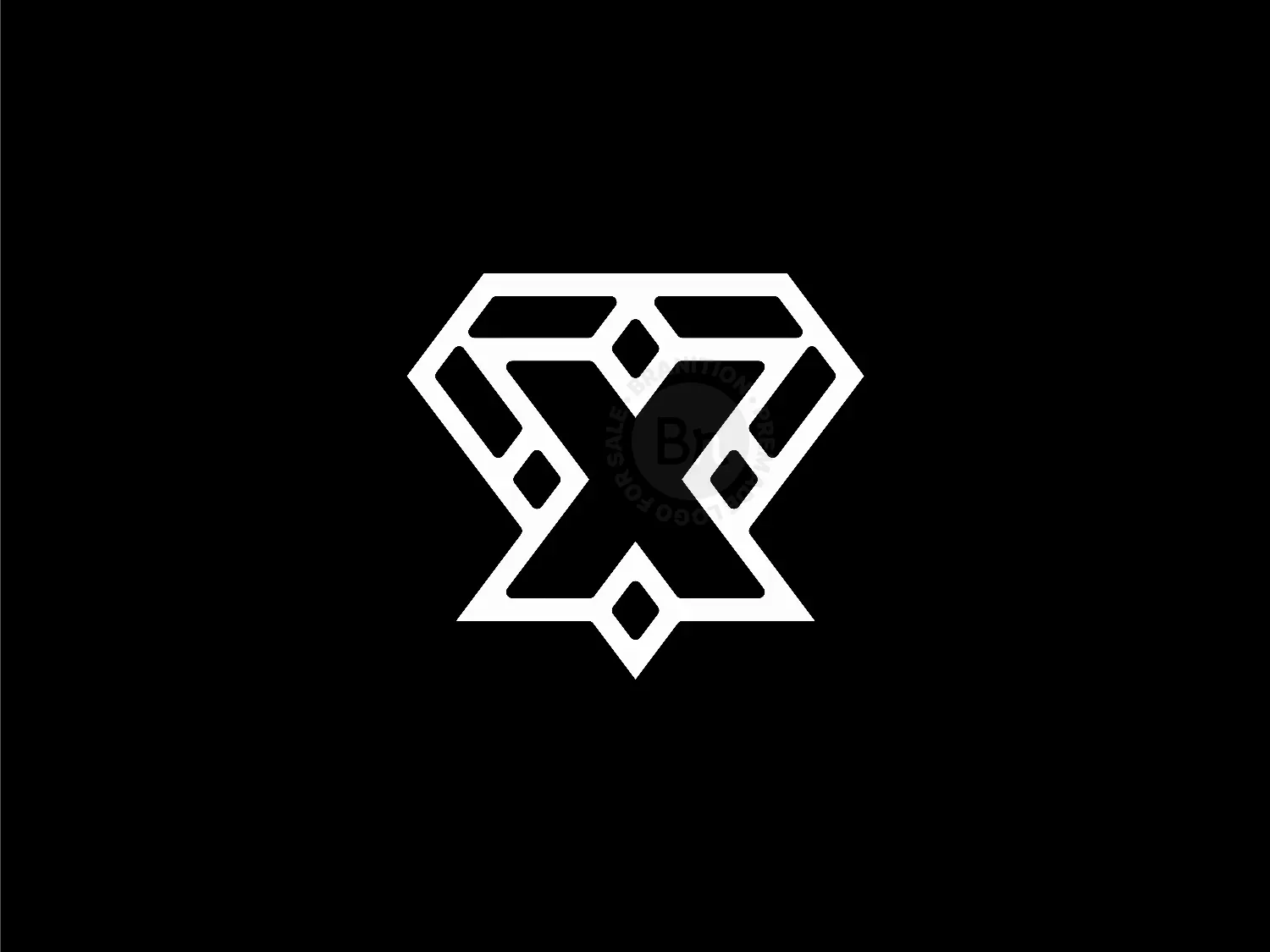 Monogram X Diamond Logo