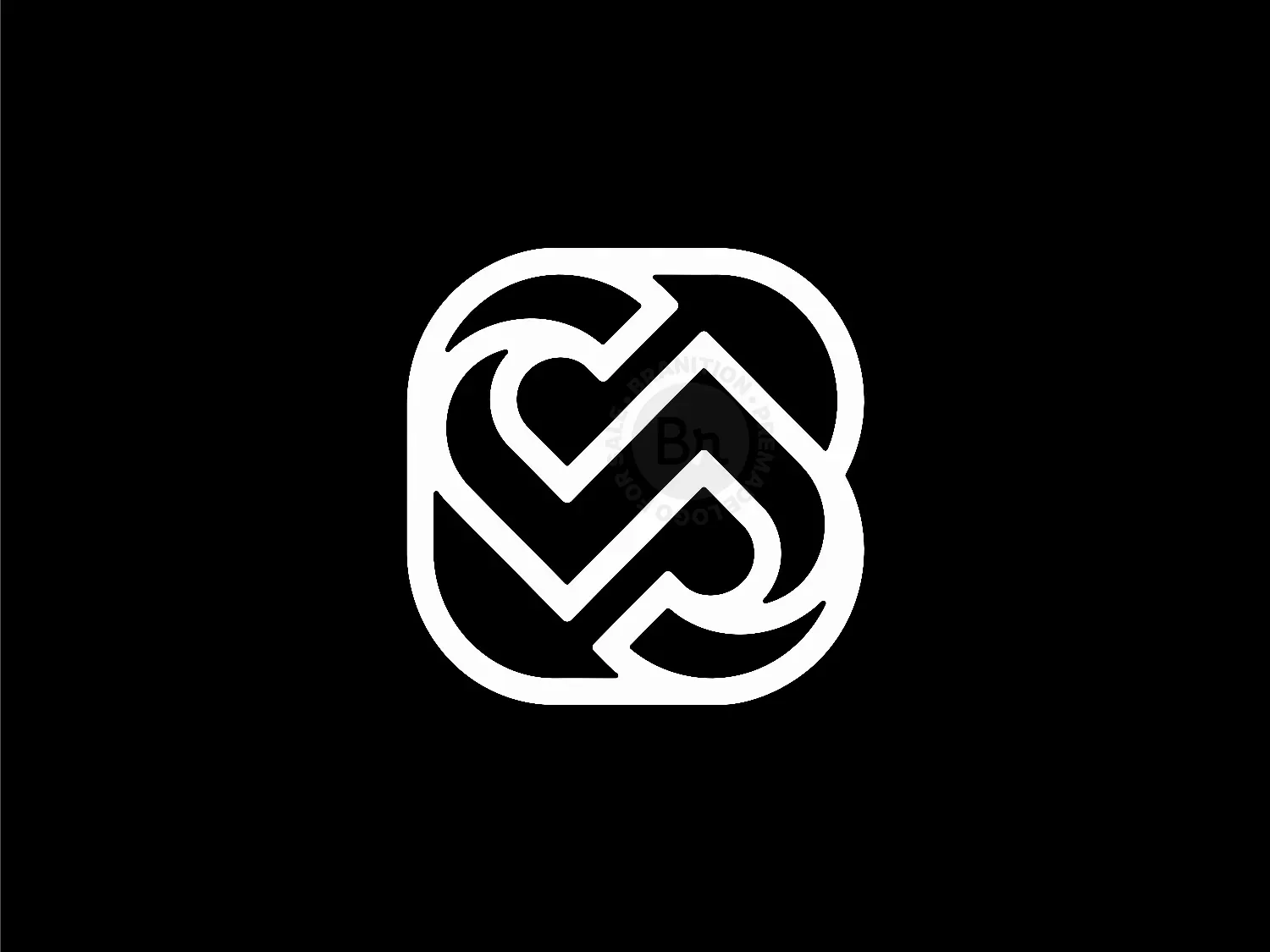 Letter BS SB Logo