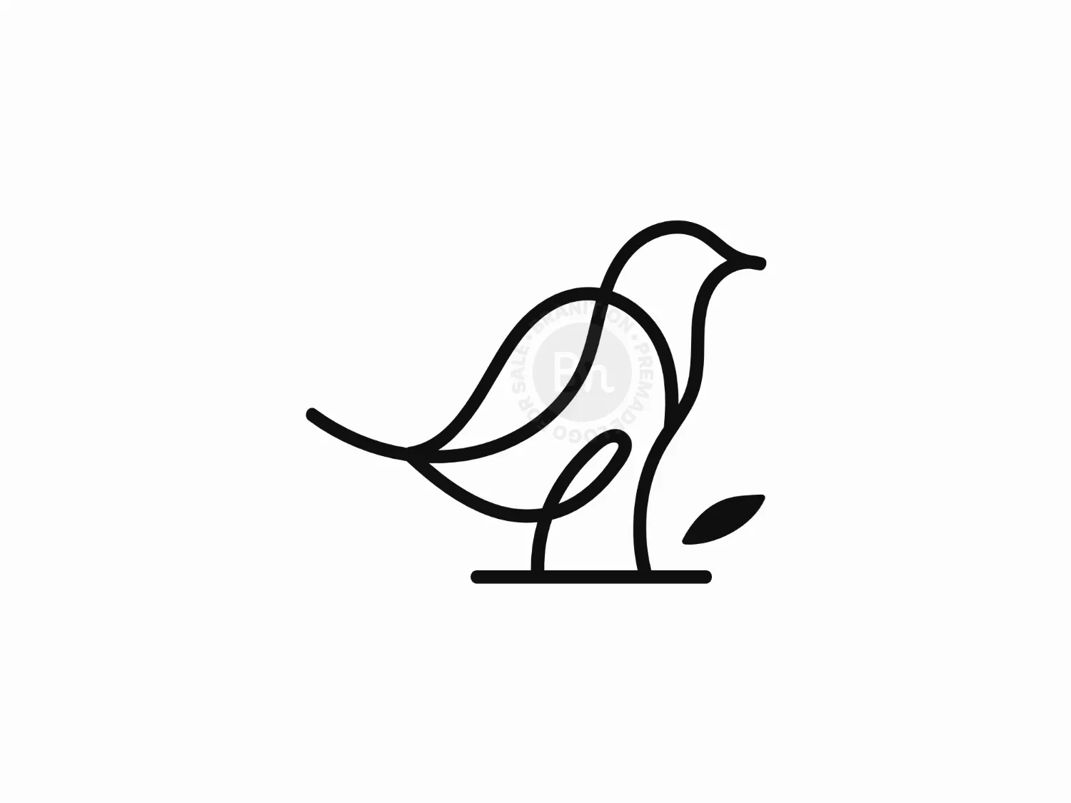 Monoline Bird Logo