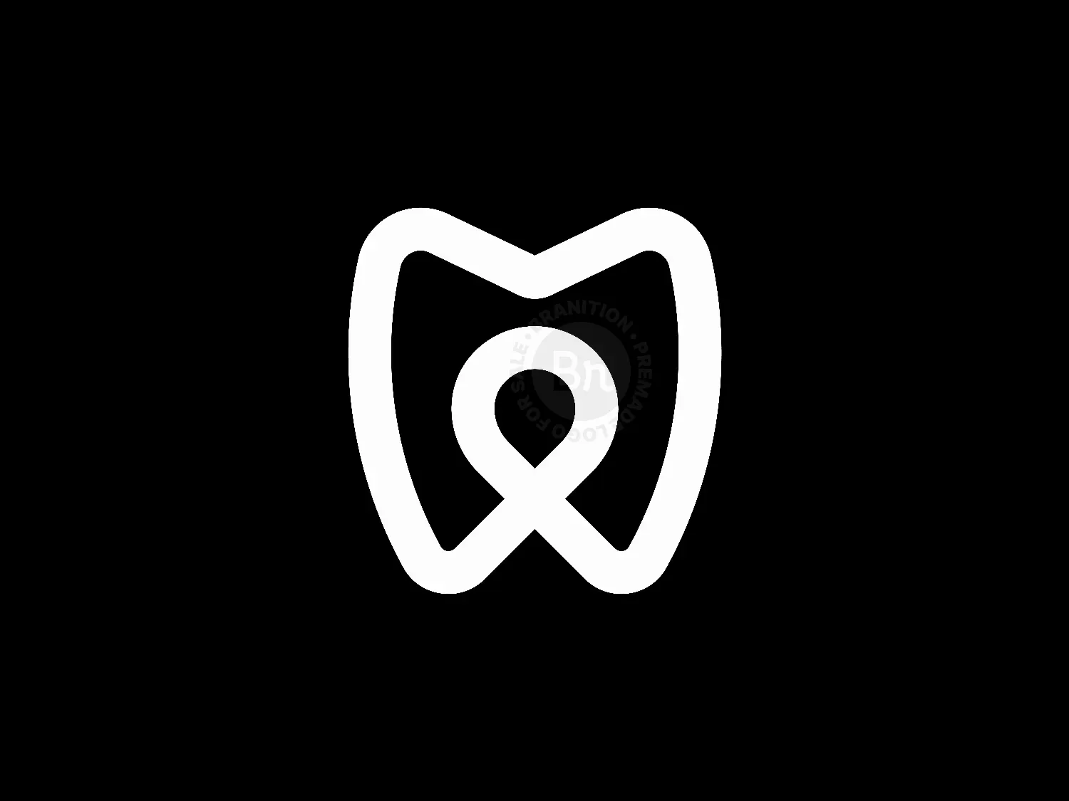 Teeth, Location, Dental Logo Mark
